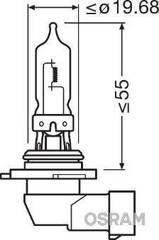 Spuldze 9005NL-HCB HB3 60W 12V P20D