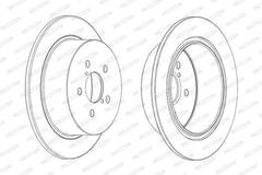 bremžu disks DDF1903C