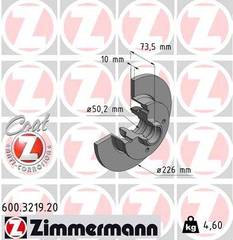 Bremzu diski 600.3219.20