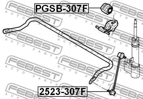 Stabilizatora atsaite 2523-307F