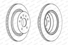 Bremžu disks DDF1366