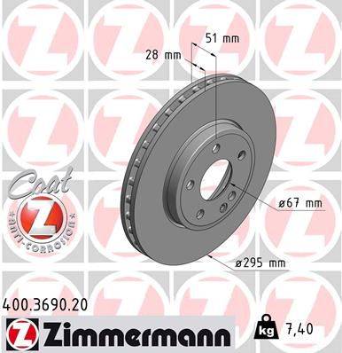 Bremžu disks 400.3690.20