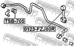 Stabilizatora bukse TSB-705