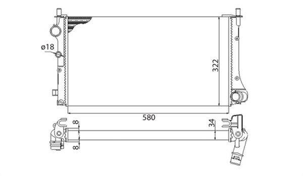 Radiators 350213383003  BMQ383