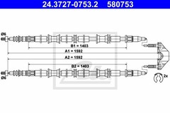 Bremžu trose 24.3727-0753.2