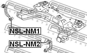 Stabilizatora stienis NSL-NM1