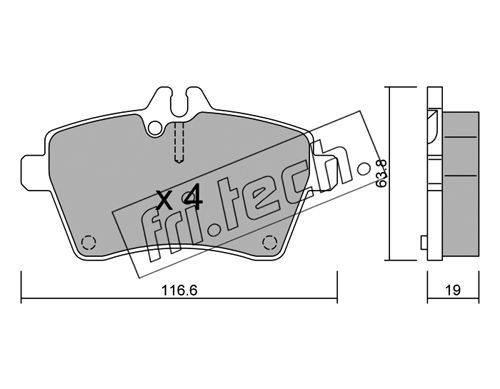 Bremžu uzliku kompl., Disku bremzes