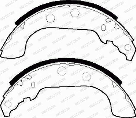 Bremžu loku komplekts