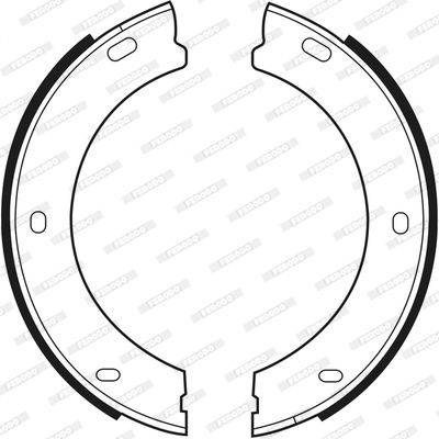 Bremžu loku kompl., Stāvbremze