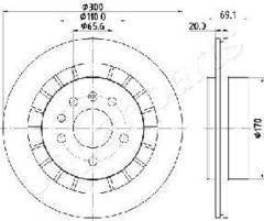 `AKCIJA `Bremžu disks DP-0409