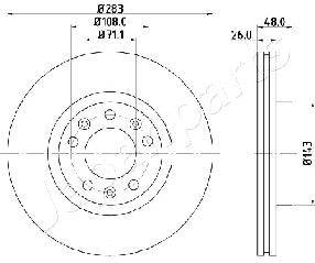 `AKCIJA` Bremžu disks DI-0633