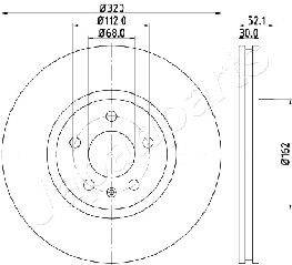 `AKCIJA` Bremžu disks DI-0919