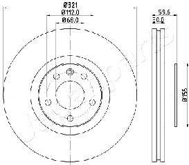 Bremžu disks DI-0926C