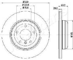 Bremžu disks DP-0121