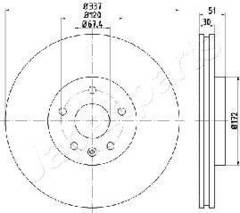 Bremžu disks DP-0323