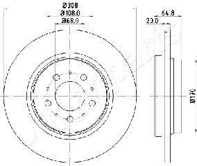 `AKCIJA` Bremžu disks DP-0326