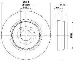 `AKCIJA` Bremžu disks DP-0326
