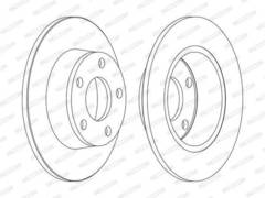 Bremžu disks DDF1190C