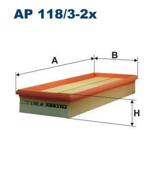 Filtrs AP118/3-2X 1120940004 WA6587  LX804/S c3698-2