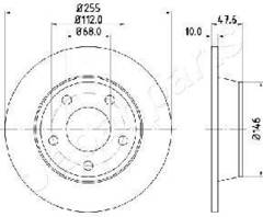 `AKCIJA` Bremžu disks DP-0932