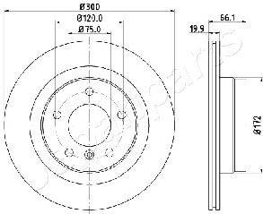 Bremžu disks DP-0101