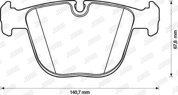 Bremžu kluiči 571991J