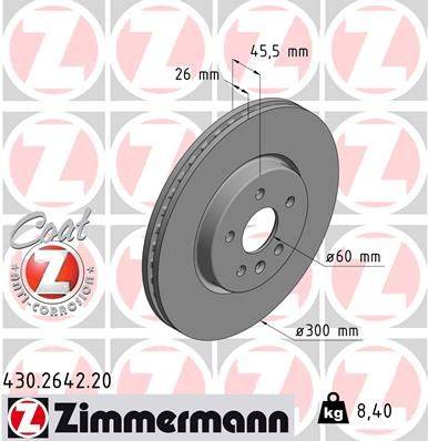 Bremžu disks 430.2642.20