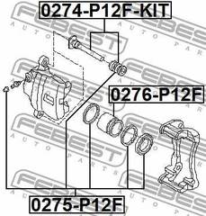 Suporta remkomplekts 0274-P12F-KIT