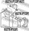 Suporta remkomplekts 0274-P12F-KIT