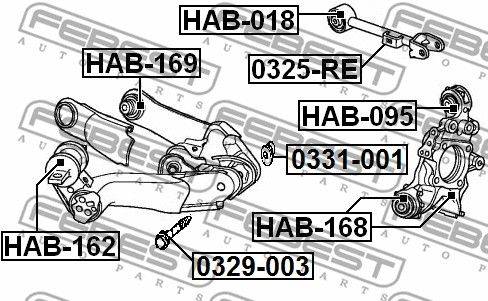 Bukšu kompl. HAB-162