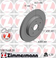 Bremžu disks 530.2468.20