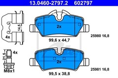 Bremžu uzliku kompl. 13.0460-2797.2
