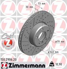 Bremžu disks 150.2906.20