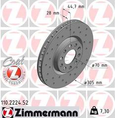 Bremžu disks 110.2224.52