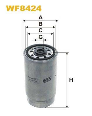 Degvielas filtrs WF8424