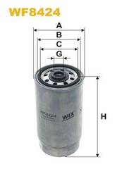 Degvielas filtrs WF8424
