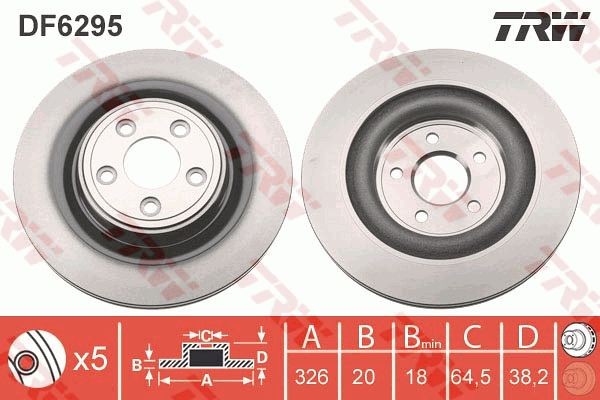 Bremžu disks DF6295