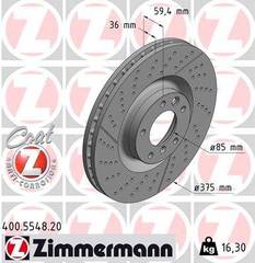 Bremžu diski 400.5548.20