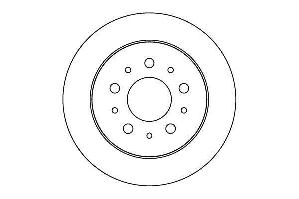 Bremžu disks LVBD1172