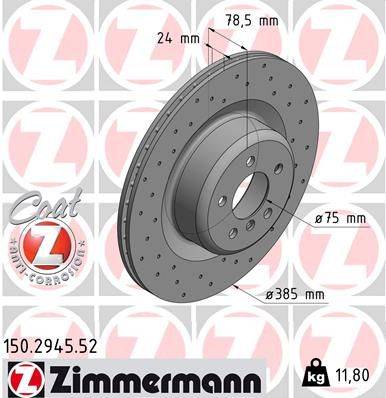 Bremžu disks 150.2945.52