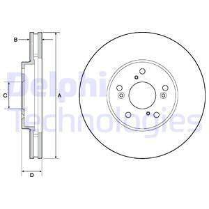 Bremžu disks BG4687