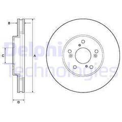 Bremžu disks BG4687