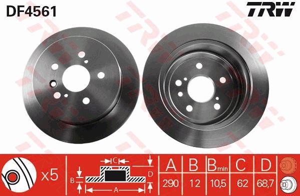 Bremžu disks DF4561