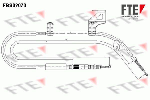 Bremžu trose FBS02073