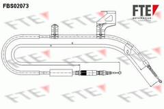 Bremžu trose FBS02073