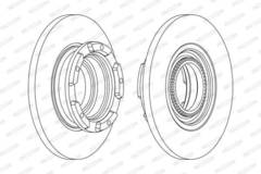 Bremžu disku kompl. (2gab.) DDF2472