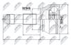 Pusass šarnīrs NPZ-FT-037