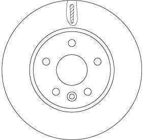 Bremžu disks DF6819