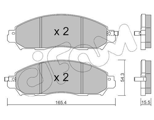 Bremžu uzliku kompl., Disku bremzes