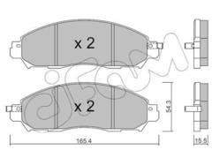 Bremžu uzliku kompl., Disku bremzes